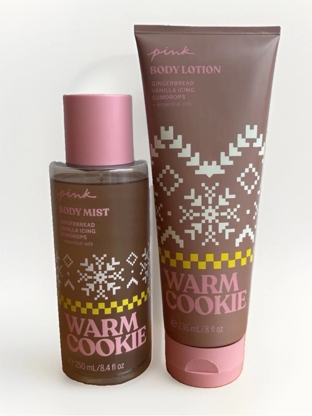 PINK by Victoria’s Secret Warm Cookie body spray and lotion Duo NEW